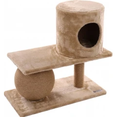 Γατόδεντρο - Ονυχοδρόμιο Γάτας Flamingo Kali Maha 60x31x58,5cm Μπεζ