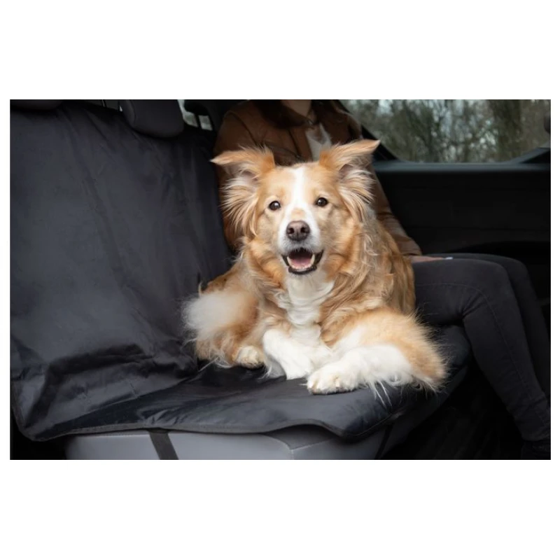 Κάλυμμα Καθισμάτων Αυτοκινήτου Flamingo Kodi 130x110cm Μαύρο Σκύλοι