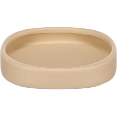 Κεραμικό Μπολ Γάτας Ρηχό Flamingo Zara Μπεζ 100ml