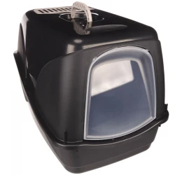 Κλειστή τουαλέτα γάτας Flamingo Gabby 37,5x54x38cm Μαύρο Κλειστή τουαλέτα γάτας Flamingo Gabby 37,5x54x38cm Μαύρο