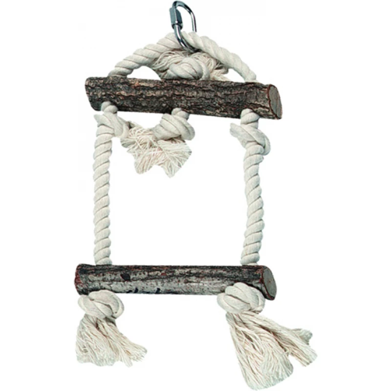 Κούνια Ξύλινη για Πτηνά Flamingo Parrot Toy Swing Brown 13,5x4x26cm Πουλιά Κούνια Ξύλινη για Πτηνά Flamingo Parrot Toy Swing Brown 13,5x4x26cm