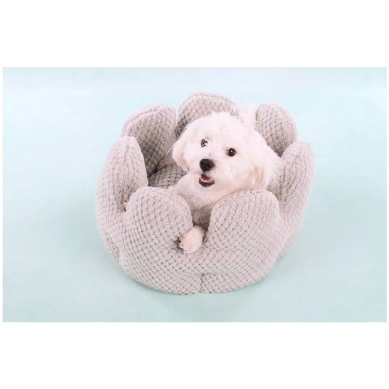 Κρεβατάκι Σκύλου και Γάτας Flamingo Jacquard Round 50x50x30cm Γκρι Σκύλοι Κρεβατάκι Σκύλου και Γάτας Flamingo Jacquard Round 50x50x30cm Γκρι Σκύλοι