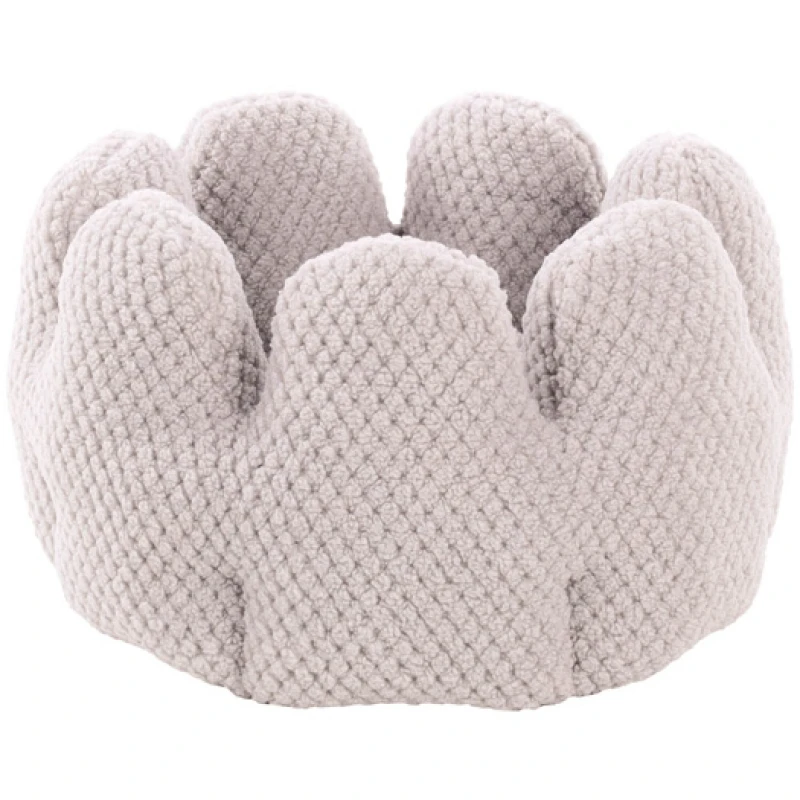 Κρεβατάκι Σκύλου και Γάτας Flamingo Jacquard Round 50x50x30cm Γκρι Σκύλοι Κρεβατάκι Σκύλου και Γάτας Flamingo Jacquard Round 50x50x30cm Γκρι Σκύλοι