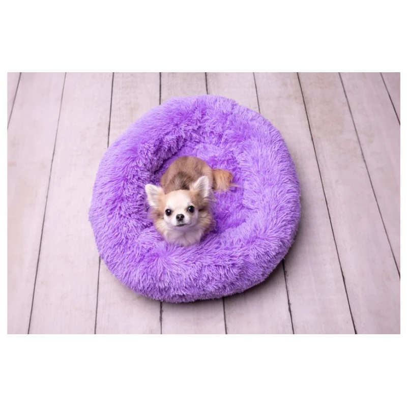 Κρεβατάκι Σκύλου και Γάτας Flamingo Krems Στρόγγυλο 50cm Μωβ Σκύλοι Κρεβατάκι Σκύλου και Γάτας Flamingo Krems Στρόγγυλο 50cm Μωβ Σκύλοι