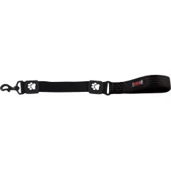 Λουρί - Οδηγός Σκύλου Flamingo Elastic no Shock Zorba Μαύρο 3,8x55cm Λουρί - Οδηγός Σκύλου Flamingo Elastic no Shock Zorba Μαύρο 3,8x55cm