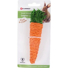 Παιχνίδι Flamingo Legou Carrot 13cm για Κουνελάκια