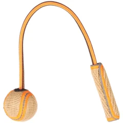 Παιχνίδι Σκύλου Εκπαιδευτικό Λουκάνικο Γιούτα με Μπάλα Flamingo Juru 59x7x7cm Μπεζ/Πορτοκαλί Παιχνίδι Σκύλου Εκπαιδευτικό Λουκάνικο Γιούτα με Μπάλα Flamingo Juru 59x7x7cm Μπεζ/Πορτοκαλί