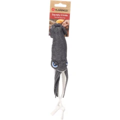 Παιχνίδι Σκύλου Flamingo Flipper Squid Small 23x9,5x7cm Γκρι