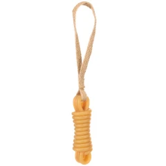 Παιχνίδι Σκύλου Flamingo Guma Rubber Stick with Rope 29,5x3,8x3,8cm Καφέ