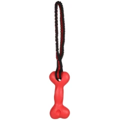 Παιχνίδι Σκύλου Flamingo Strekta TPR Bone & Bungee 50,5x9,3x6cm Κόκκινο Παιχνίδι Σκύλου Flamingo Strekta TPR Bone & Bungee 50,5x9,3x6cm Κόκκινο