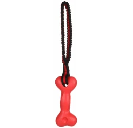 Παιχνίδι Σκύλου Flamingo Strekta TPR Bone & Bungee 50,5x9,3x6cm Κόκκινο Παιχνίδι Σκύλου Flamingo Strekta TPR Bone & Bungee 50,5x9,3x6cm Κόκκινο