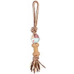 Παιχνίδι Σκύλου Flamingo Vinta Μπάλα με Σχοινί 40cm Παιχνίδι Σκύλου Flamingo Vinta Μπάλα με Σχοινί 40cm