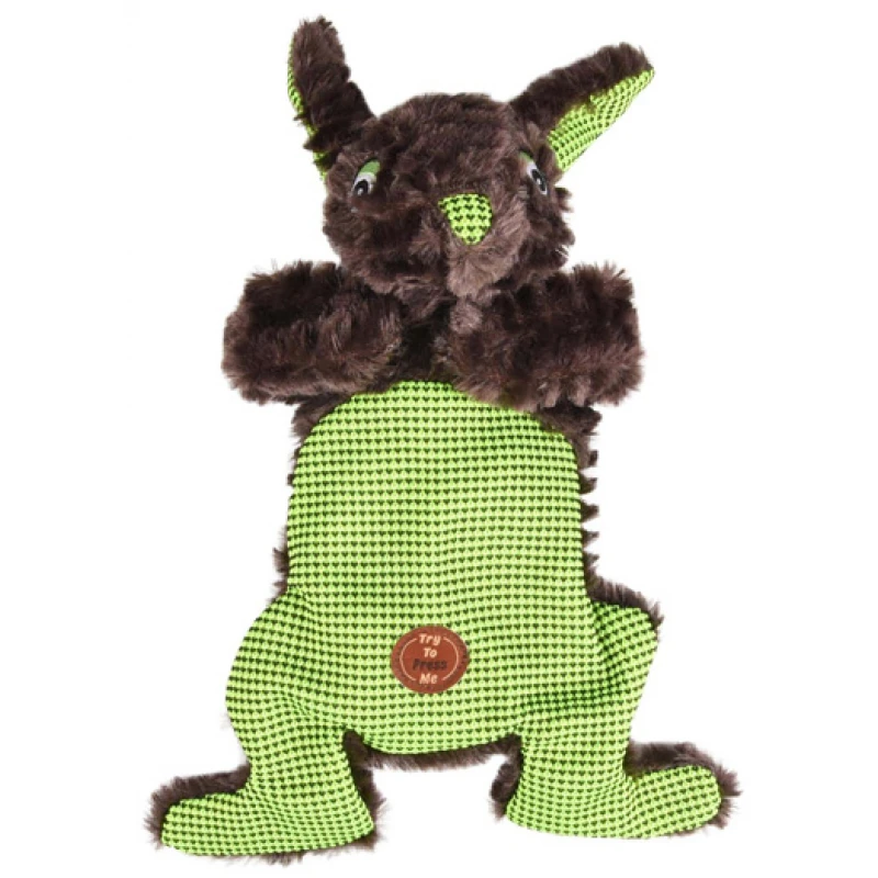 Παιχνίδι Σκύλου Λούτρινο Flamingo Miray Rabbit 31cm Πράσινο Σκύλοι