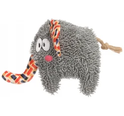 Παιχνίδι Σκύλου Λούτρινο Flamingo Saffia Elephant with Rope 24cm Γκρι Παιχνίδι Σκύλου Λούτρινο Flamingo Saffia Elephant with Rope 24cm Γκρι