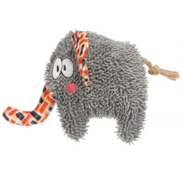 Παιχνίδι Σκύλου Λούτρινο Flamingo Saffia Elephant with Rope 24cm Γκρι Παιχνίδι Σκύλου Λούτρινο Flamingo Saffia Elephant with Rope 24cm Γκρι