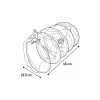 Παιχνίδι - Τούνελ για Γάτες Flamingo Kennedy Cat Tunnel 45x23,5x23,5cm Ροζ Γάτες