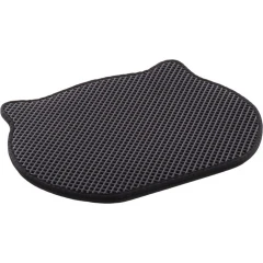 Πατάκι Για Λεκάνη Γάτας Flamingo Tray Mat Matz 50x40cm Μαύρο