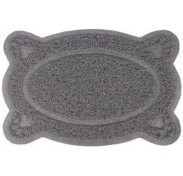 Πατάκι Για Λεκάνη Γάτας Flamingo Tray Mat Randy 58,5x38x0,4cm Γκρι Πατάκι Για Λεκάνη Γάτας Flamingo Tray Mat Randy 58,5x38x0,4cm Γκρι