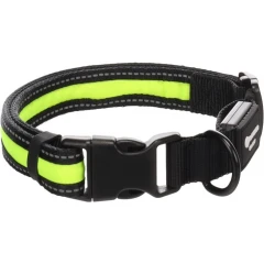 Περιλαίμιο Σκύλου Flamingo Flitzy Black & Yellow L 42-63cm 25mm