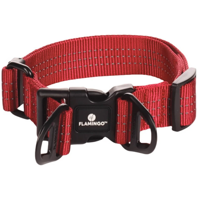 Περιλαίμιο Σκύλου Flamingo Zorba Medium Κόκκινο 40-55cm 32mm Σκύλοι Περιλαίμιο Σκύλου Flamingo Zorba Medium Κόκκινο 40-55cm 32mm Σκύλοι