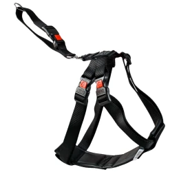 Σαμαράκι Ασφαλείας Αυτοκινήτου για Σκύλους Flamingo Small 25mm X 35-50cm Μαύρο