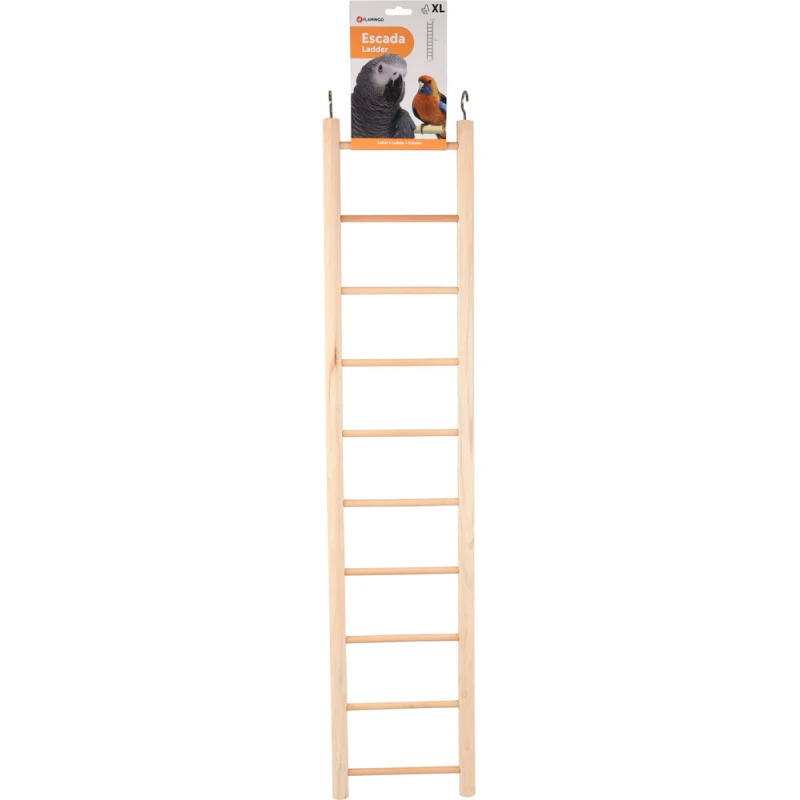 Σκάλα για Παπαγάλους Flamingo Escada Ladder Light brown 10 Steps 19,3x2,2x96cm Πουλιά Σκάλα για Παπαγάλους Flamingo Escada Ladder Light brown 10 Steps 19,3x2,2x96cm Πουλιά