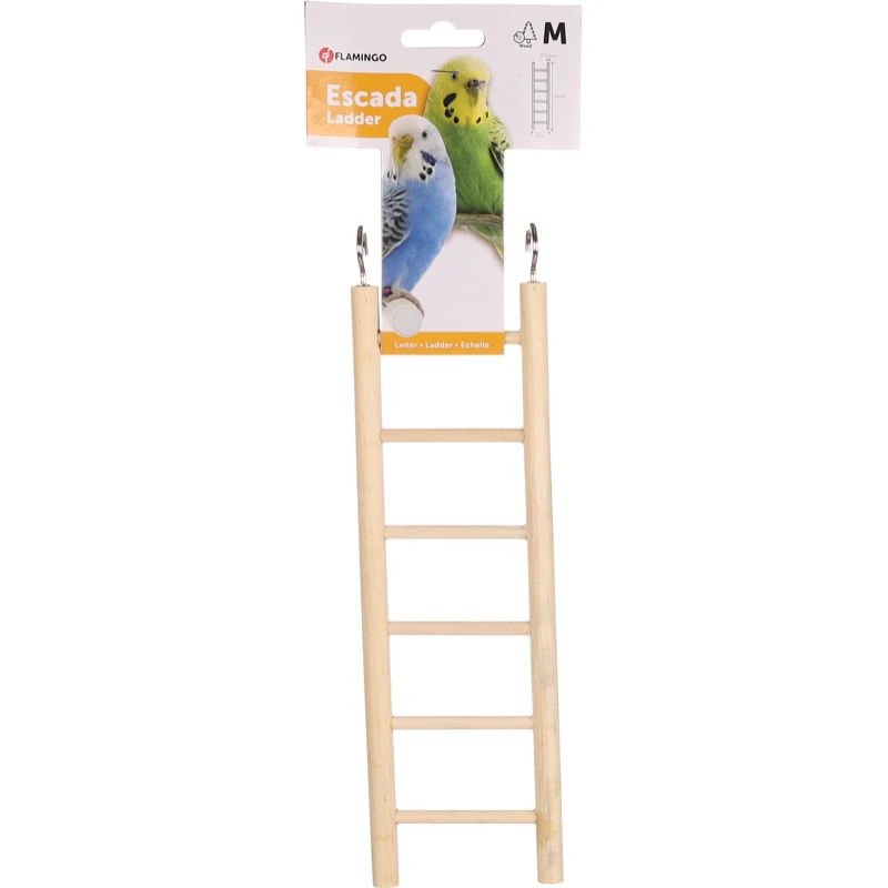 Σκάλα για Παπαγάλους Flamingo Escada Ladder Light brown 6 Steps 8x1,2x26,5cm Πουλιά Σκάλα για Παπαγάλους Flamingo Escada Ladder Light brown 6 Steps 8x1,2x26,5cm Πουλιά