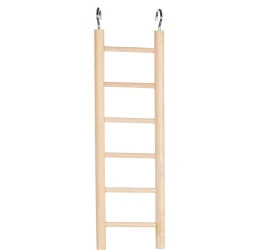 Σκάλα για Παπαγάλους Flamingo Escada Ladder Light brown 6 Steps 8x1,2x26,5cm