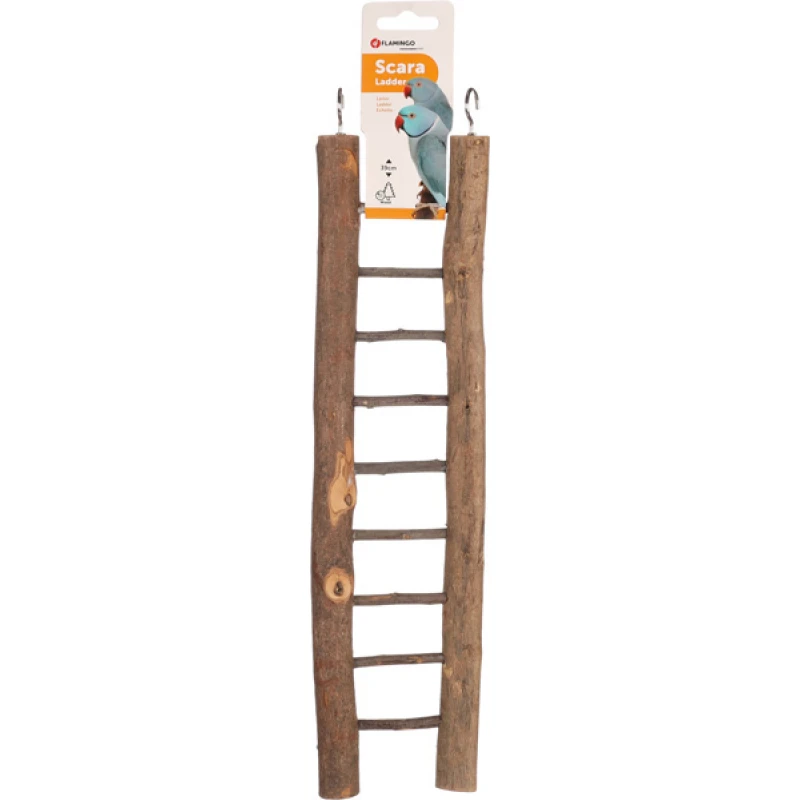 Σκάλα για Παπαγάλους Flamingo Scara Ladder 9 Steps 9,5x2x39cm Πουλιά Σκάλα για Παπαγάλους Flamingo Scara Ladder 9 Steps 9,5x2x39cm Πουλιά