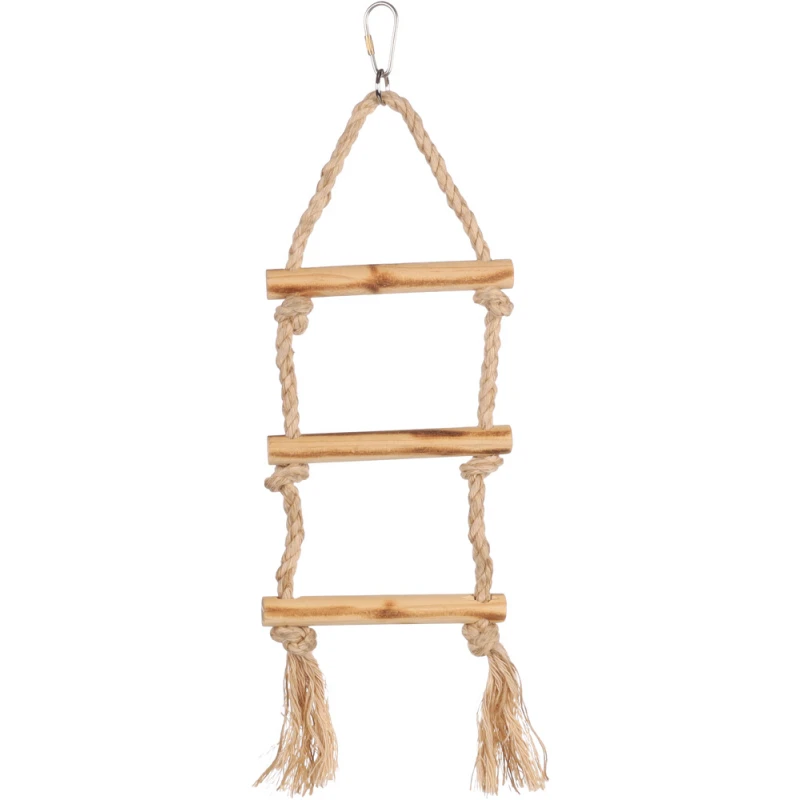 Σκάλα για Πτηνά Flamingo BBQ Ladder Cord Light Brown 12,5x1,5x40cm Πουλιά Σκάλα για Πτηνά Flamingo BBQ Ladder Cord Light Brown 12,5x1,5x40cm Πουλιά