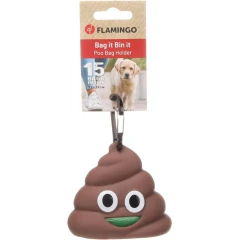 Θήκη Για Σακουλάκια Flamingo Droppie Brown 9x5x8,5 cm