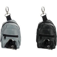 Θήκη για Σακουλάκια και Λιχουδιές Flamingo Benni Black or Gray 9,5x5x12 cm