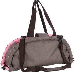 Τσάντα Μεταφοράς - Κρεβατάκι Σκύλου 2 σε 1 Flamingo Xenos Taupe 62x26x28cm