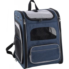 Τσάντα Μεταφοράς Σκύλου & Γάτας Flamingo Backpack Manfred Μπλε