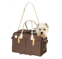 Τσάντα Μεταφοράς Σκύλου & Γάτας Flamingo Boston Dark Brown 52x25x35cm Τσάντα Μεταφοράς Σκύλου & Γάτας Flamingo Boston Dark Brown 52x25x35cm