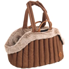 Τσάντα Μεταφοράς Σκύλου και Γάτας Flamingo Tuke 49x30x32cm Καφέ