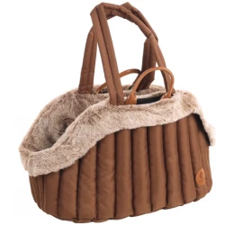 Τσάντα Μεταφοράς Σκύλου και Γάτας Flamingo Tuke 49x30x32cm Καφέ