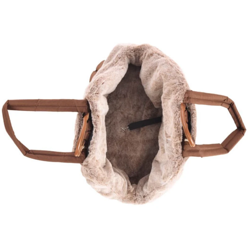 Τσάντα Μεταφοράς Σκύλου και Γάτας Flamingo Tuke 49x30x32cm Καφέ Σκύλοι