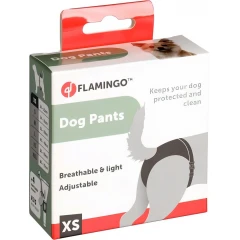 Βρακάκι Περιόδου Σκύλου Flamingo Μαύρο XSmall 18-23cm Βρακάκι Περιόδου Σκύλου Flamingo Μαύρο XSmall 18-23cm