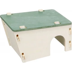 Ξύλινο Σπιτάκι House Mick Beige/green 21x13,5x12cm για μικρά ζώα Ξύλινο Σπιτάκι House Mick Beige/green 21x13,5x12cm για μικρά ζώα