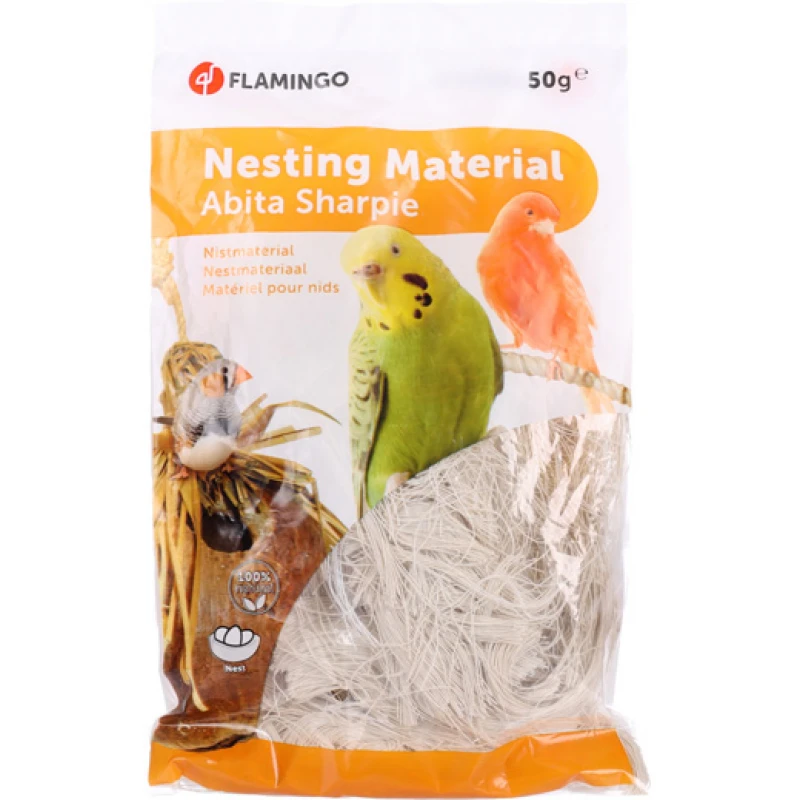 Υλικό Φωλιάς για Πτηνά Flamingo Nesting Material Abita Charpie 50gr Πουλιά Υλικό Φωλιάς για Πτηνά Flamingo Nesting Material Abita Charpie 50gr Πουλιά