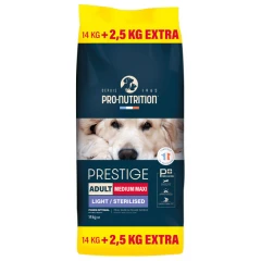 Pro-Nutrition Prestige (Flatazor) Light - Sterilized 16,5kg (14kg + 2,5kg)