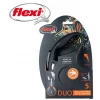 FLEXI CLASSIC DUO MEDIUM ΚΟΡΔΟΝΙ 5M ΕΩΣ 12KG ΜΑΥΡΟ ΠΕΡΙΛΑΙΜΙΑ - ΟΔΗΓΟΙ - ΣΑΜΑΡΑΚΙΑ