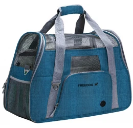 Τσάντα Μεταφοράς Σκύλου ή Γάτας Freedog Crossworld 51x23x35cm Μπλε Τσάντα Μεταφοράς Σκύλου ή Γάτας Freedog Crossworld 51x23x35cm Μπλε