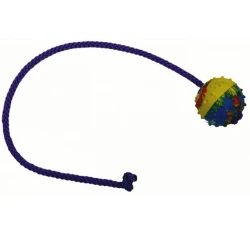 Gappay Μπάλα από μασίφ καουτσούκ 5cm με σκοινί 50cm Gappay Μπάλα από μασίφ καουτσούκ 5cm με σκοινί 50cm