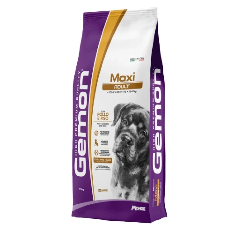 GEMON MAXI ADULT CHICKEN & RICE 15kg ΣΚΥΛΟΙ