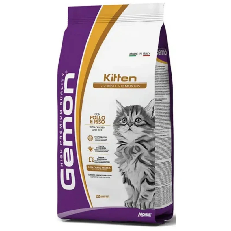 Ξηρά Τροφή Γάτας Gemon Kitten Chicken and Rice 7kg ΓΑΤΕΣ