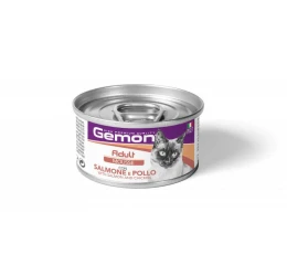 Υγρή Τροφή Γάτας Gemon Cat Mousse Adult Σολομός & Κοτόπουλο 85gr Υγρή Τροφή Γάτας Gemon Cat Mousse Adult Σολομός & Κοτόπουλο 85gr