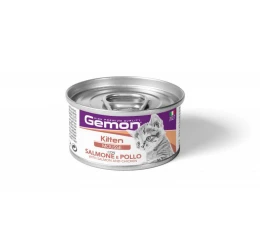 Υγρή Τροφή Γάτας Gemon Cat Mousse Kitten Σολομός & Κοτόπουλο 85gr Υγρή Τροφή Γάτας Gemon Cat Mousse Kitten Σολομός & Κοτόπουλο 85gr
