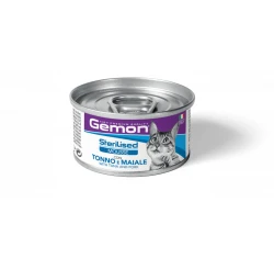 Υγρή Τροφή Γάτας Gemon Cat Mousse Sterilised Τόνος & Χοιρινό 85gr Υγρή Τροφή Γάτας Gemon Cat Mousse Sterilised Τόνος & Χοιρινό 85gr